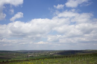 Gün zaman kırsal manzara