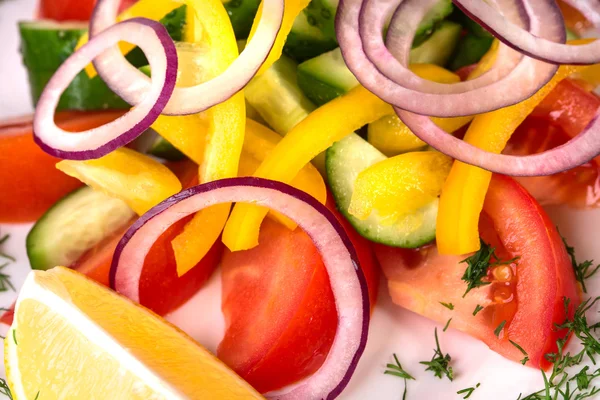 Fresh vegetable salad. — Stock Photo, Image