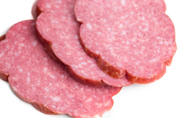 Deliciosa salchicha de salami italiana . — Foto de Stock