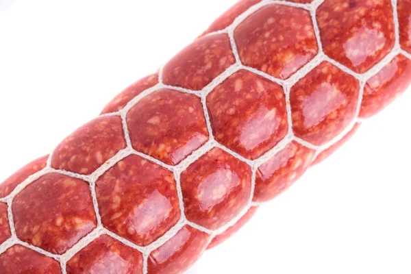 Deliciosa salchicha de salami italiana . — Foto de Stock