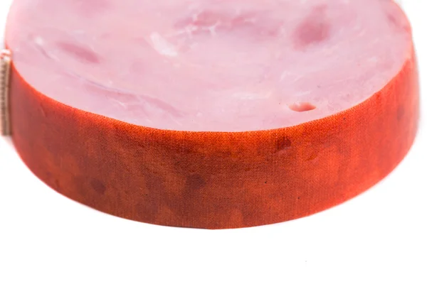 Heerlijke gesneden varkensvlees en rundvlees-ham. — Stockfoto