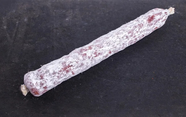Delicious italian felino salami stick. — Stock Photo, Image