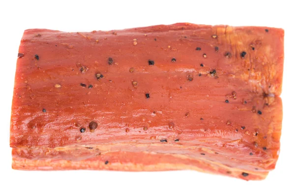 Heerlijke gerookte varkensvlees belly. — Stockfoto