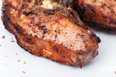 Lezzetli ızgara kuzu eti fileto.