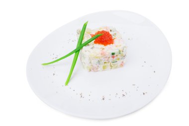 Traditonal Rus salatası olivier.