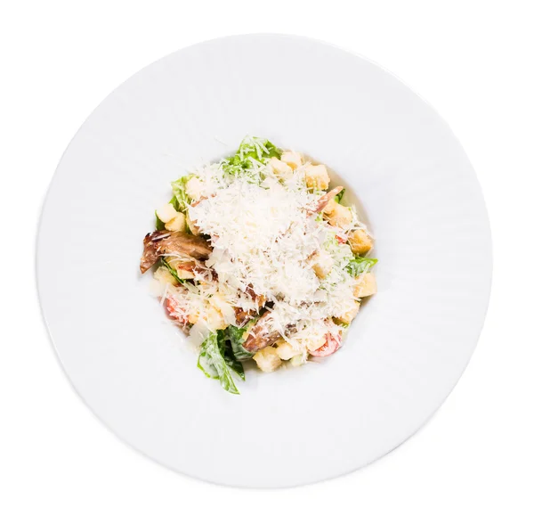 Délicieuse salade de césar avec patte de canard . — Photo