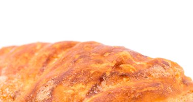 Tavuk pasta kabuk closeup.