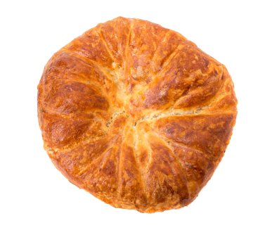 Lezzetli puf pasta ile tavuk göğsü dolması.