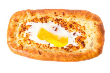 Geleneksel Gürcü pasta Khachapuri.