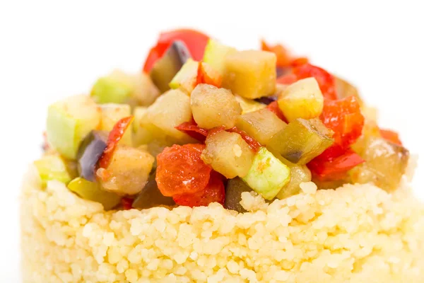 Gachas de cuscús con verduras horneadas . —  Fotos de Stock