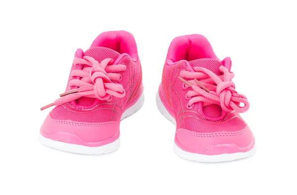 Zapatos de entrenamiento rosa para niñas . —  Fotos de Stock