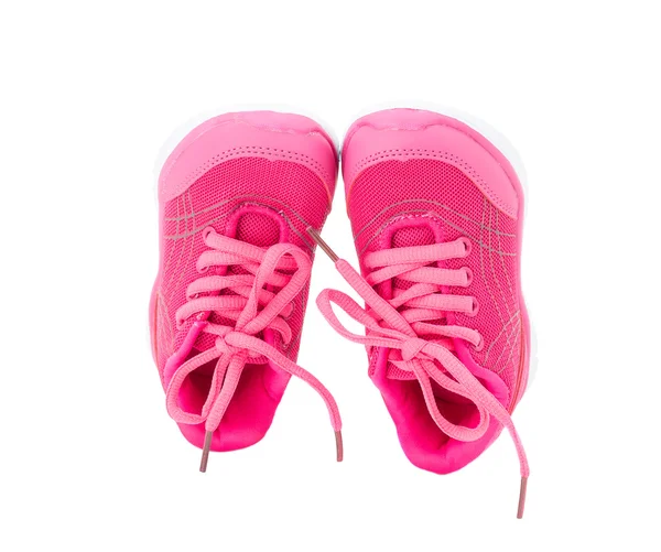 Pink training shoes for girls. — Stock Photo, Image