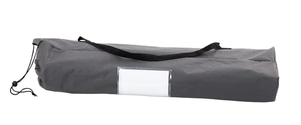 Schwarze Textil-Stativtasche mit Griff. — Stockfoto