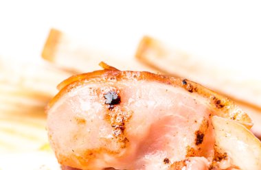 Geleneksel İngiliz kahvaltısı portre.