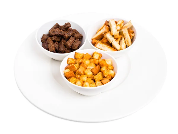 Diverse harde chucks snack. — Stockfoto