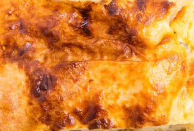 Lezzetli fırında pasta üst.