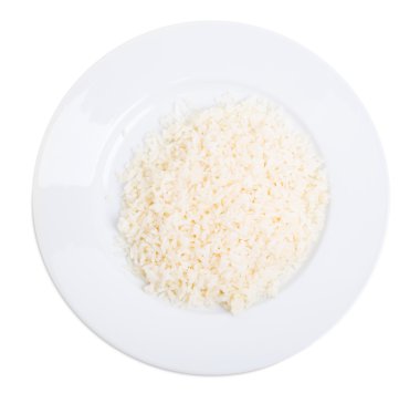 Pişmiş pirinç bölümünü.