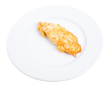 Kızarmış tavuk fileto hırpalanmış.