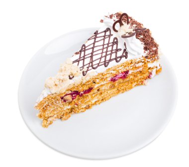 Lezzetli kek kiraz ve krem peynir ile.