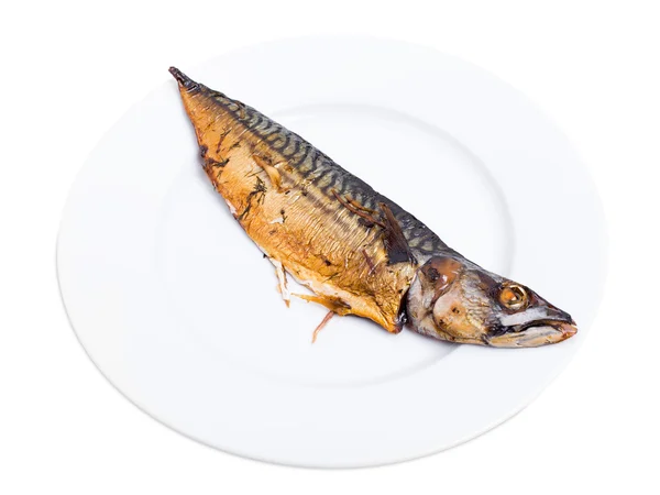 Läckra rostade makrill fisk. — Stockfoto