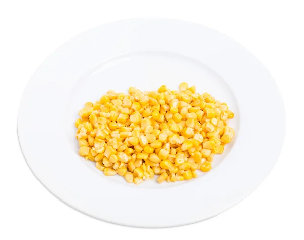 Gedeelte van heerlijke ingeblikte maïs. — Stockfoto