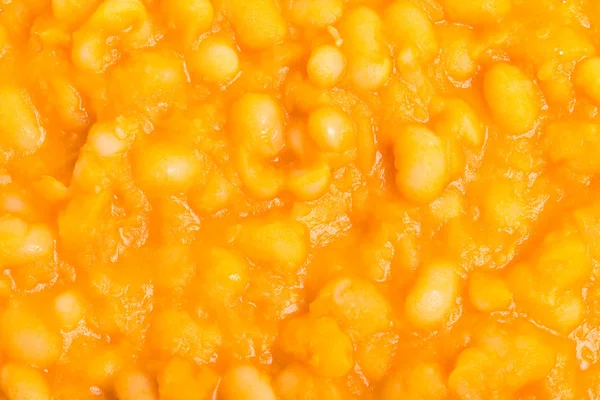 Stuvade gula bönor i sås. — Stockfoto