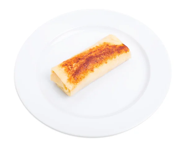 Crêpe russe farcie au fromage à la crème . — Photo