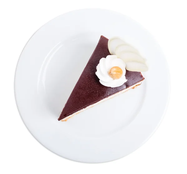 Νόστιμα κέικ με σοκολάτα μπούκλα και φουντούκι. — Φωτογραφία Αρχείου
