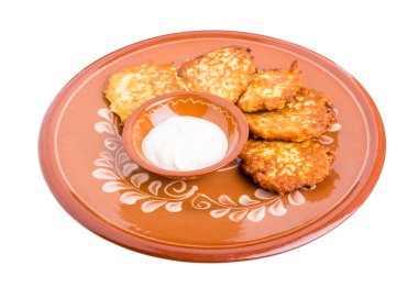 Patatesli gözleme ve ekşi krema..