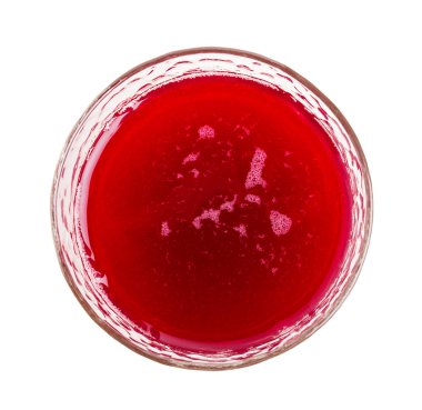 Kiraz jöle ile cam.