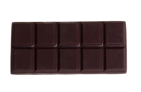 Bar of delicious dark chocolate. — Stock Photo, Image
