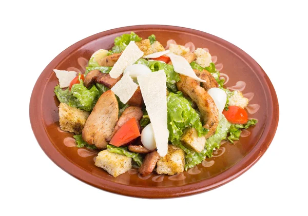 Deliciosa salada de frango Caesar . — Fotografia de Stock