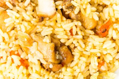 Lezzetli tavuk pilav.