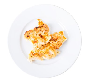 Lezzetli hırpalanmış karnabahar.