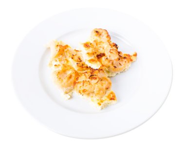 Lezzetli hırpalanmış karnabahar.