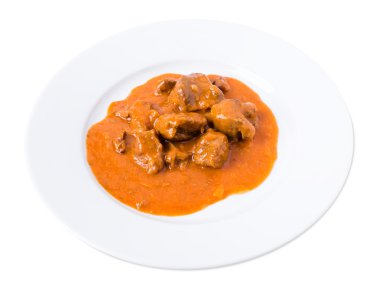 Domates soslu lezzetli sığır eti.