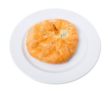 Tuzlu puf pasta peynir ile.