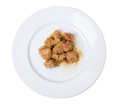 Demlenmiş Domuz filetosu soğan ile.