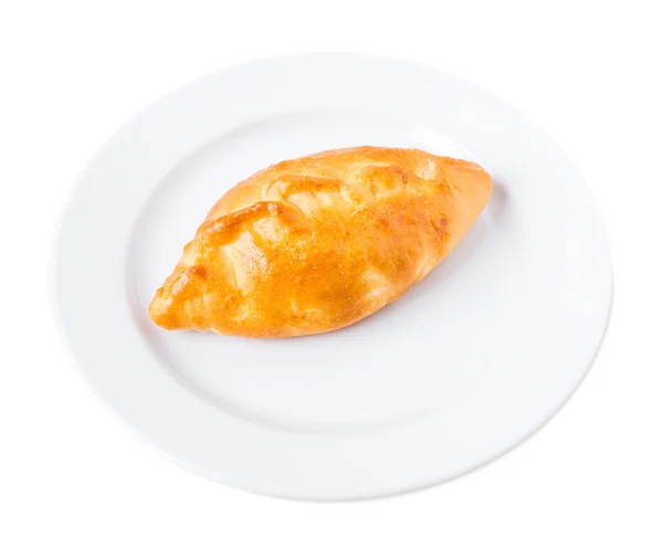 코 티 지 치즈와 맛 있는 파이. — 스톡 사진