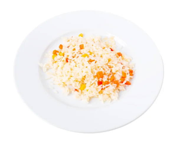 Delicious rice with vegetables. — Stock Photo, Image