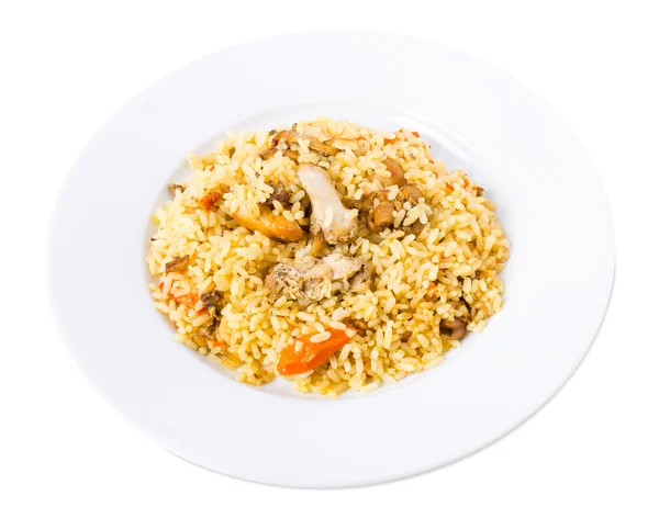 Delicioso pollo pilaf . — Foto de Stock