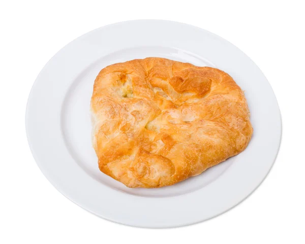 Соленый пирог с картофельным пюре . — стоковое фото