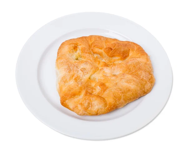 Salta puff paj med potatismos. — Stockfoto