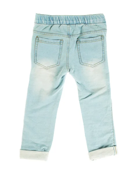 Children blue jeans. — Stock Photo, Image