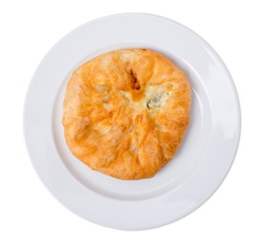 Tuzlu puf pasta peynir ile.