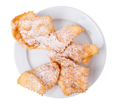 Tatlı kızarmış puf bisküvi.