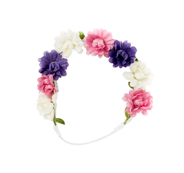 Haarband met kunstbloemen. — Stockfoto