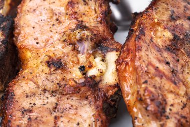 Lezzetli ızgara kuzu eti fileto.