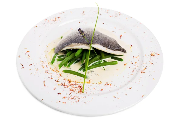 Filet de poisson cuit à la crème . — Photo