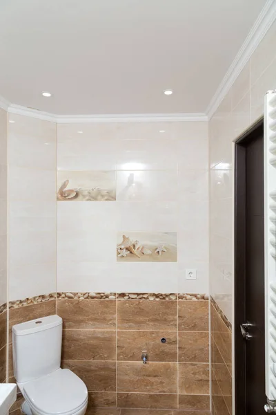 Una Toilette Nuovo Condominio Pubblicità Immobiliare Egency — Foto Stock